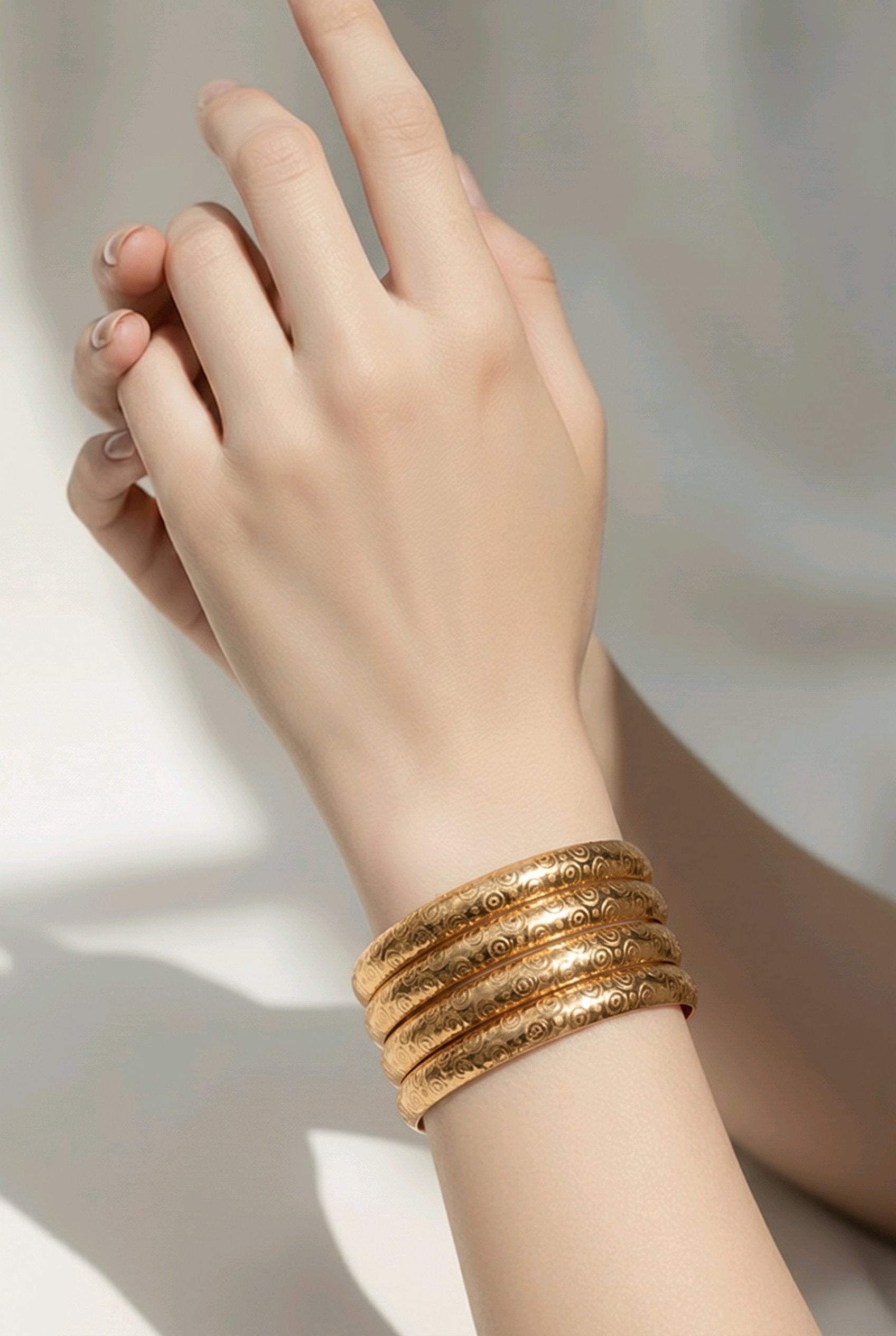 Gold Plated Bangles