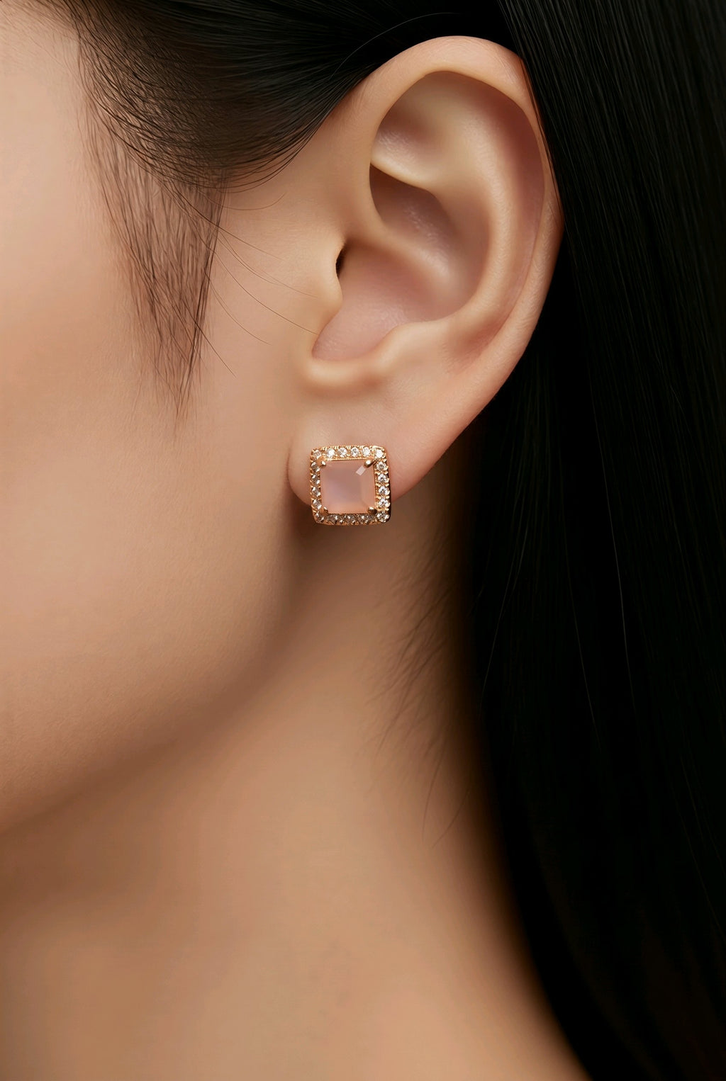 Pink Fancy Studs