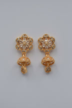 Zircon Jhumki (Golden)
