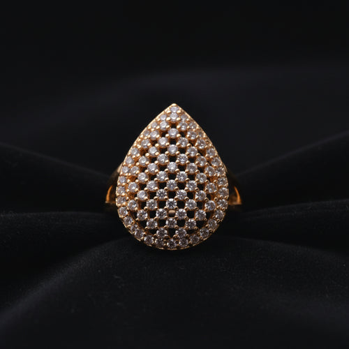 Gold Zircon Ring