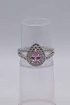 Zircon Ring Pink Stone