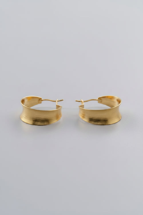 Golden Statement Ear Hoops