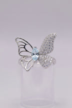 Zircon Butterfly Ring