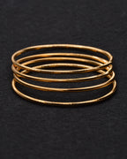 Gold Oxidized Bangles