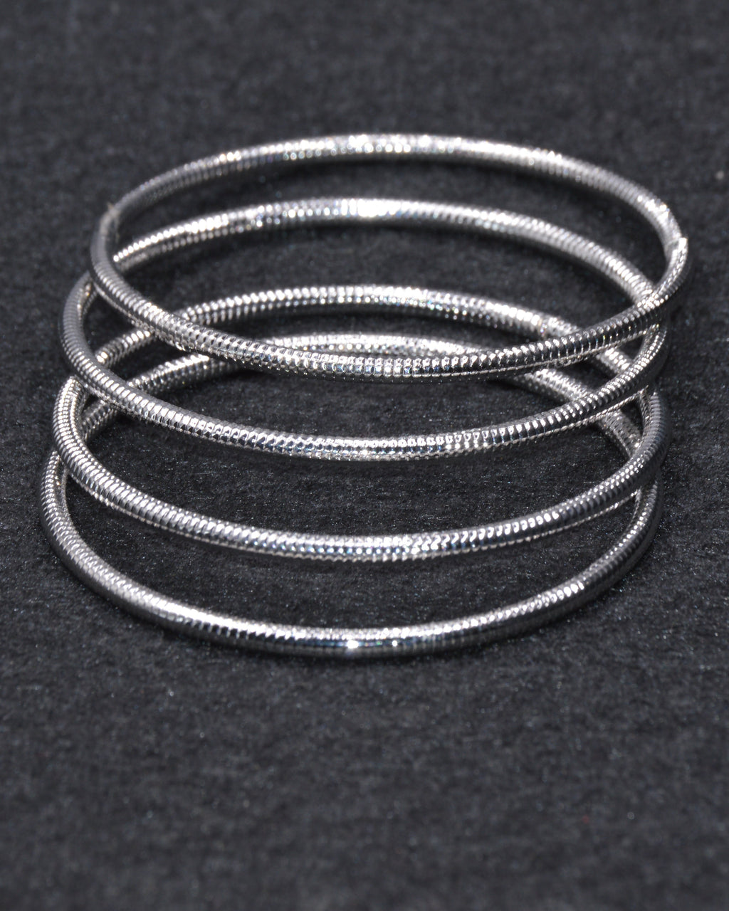 Silver Oxidized Bangles