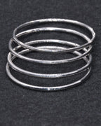 Silver Oxidized Bangles
